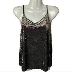 American Eagle | Strappy Velvet Camisole | Size Small